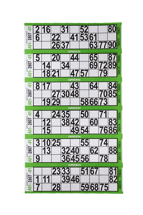 25-Page Bingo Books