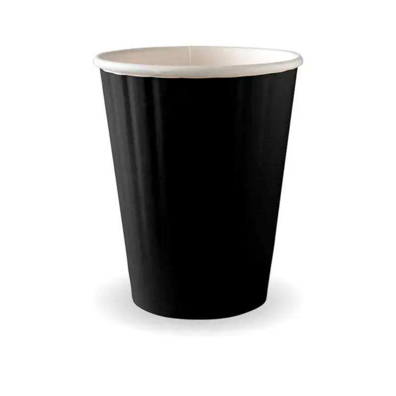 Black Double Wall BioCup