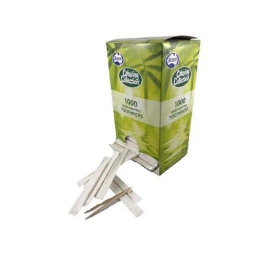 Birch Wood Toothpick – Individually Paper Wrapped