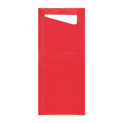 Red Cutlery Pouch