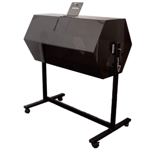 1000 x 600mm Grey Tint Floor Standing Raffle Barrel