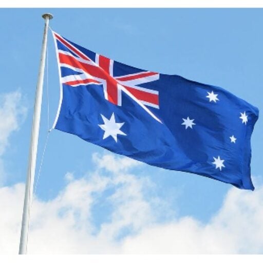 Australian Flag with Header and Loops with Clips