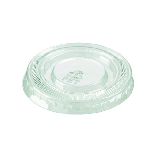 Round Portion Control Cup Container Lid – Clear Crack-Resistant PET