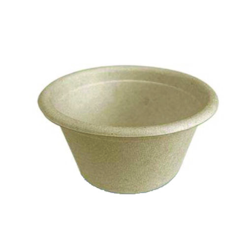Round Sugarcane Bagasse Portion Control Cup