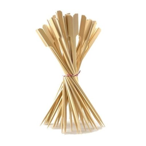 Natural Bamboo Cocktail Paddle Skewers (90mm x 2.75mm)