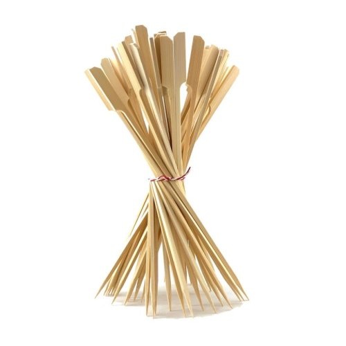 Natural Bamboo Paddle Skewers (12cm x 2.75mm)