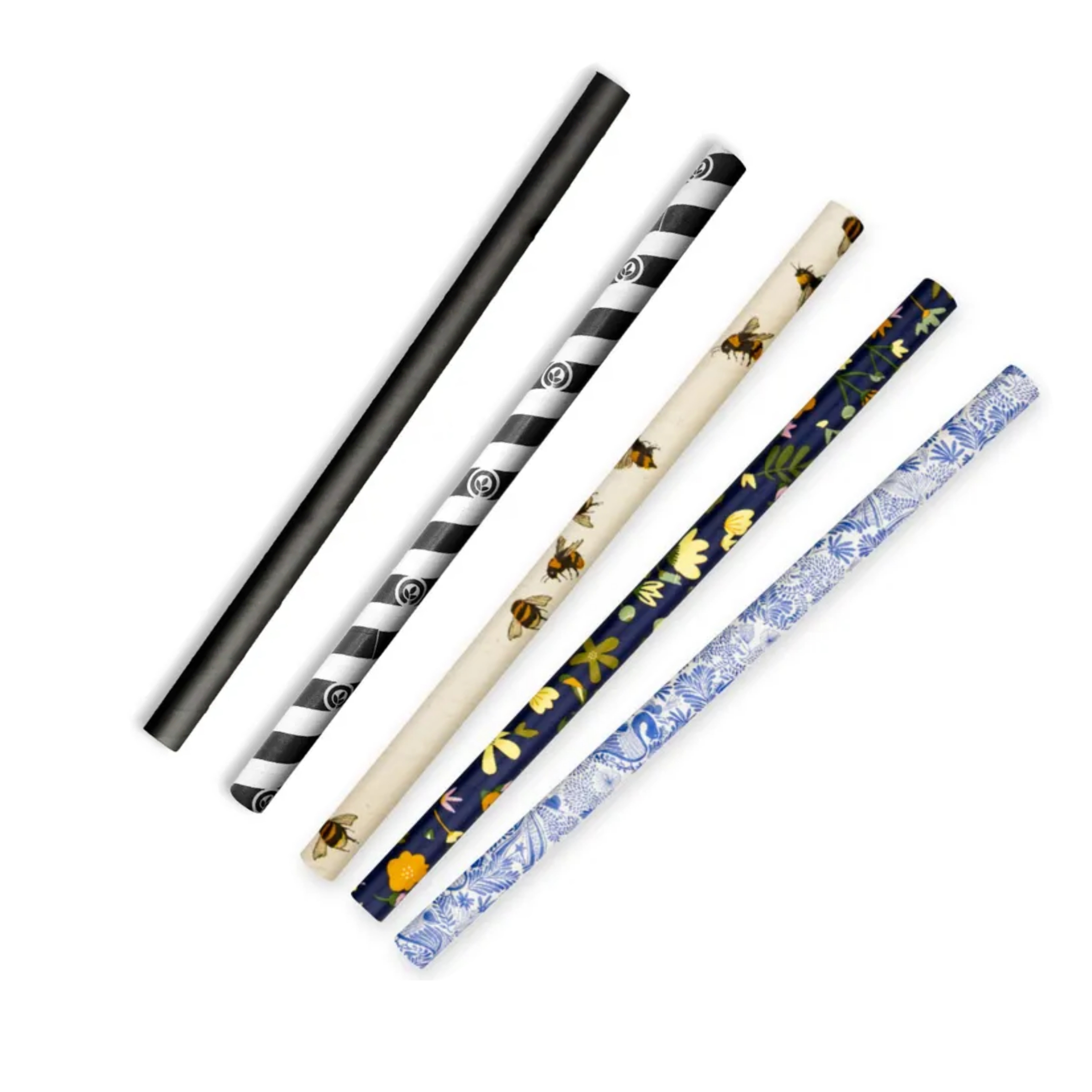 20cm x 10mm Jumbo Unwrapped Paper Straws