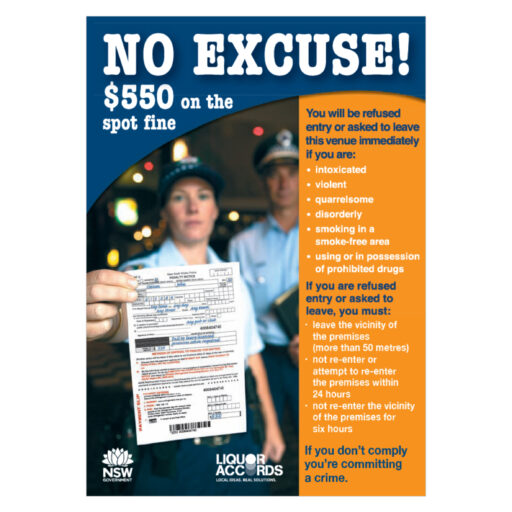 No Excuse 50m Boundary Cards